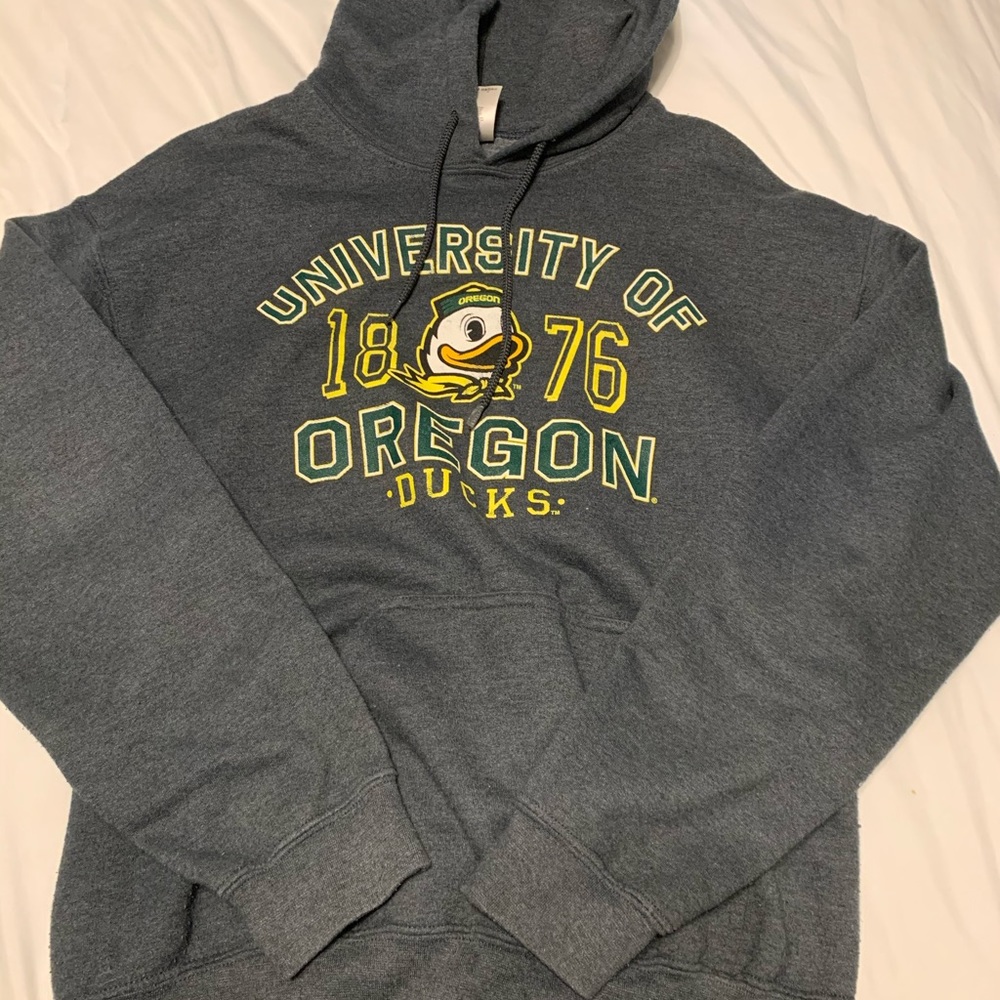 cute grey oregon ducks hoodie